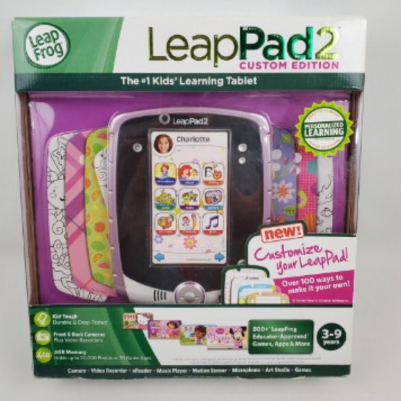Leapfrog Leappad2 Explorer Custom Edition Learning Tablet - 5" - 4GB Purple NWT! - Picture 2 of 13